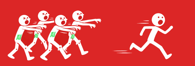 AI threats approaching from the left